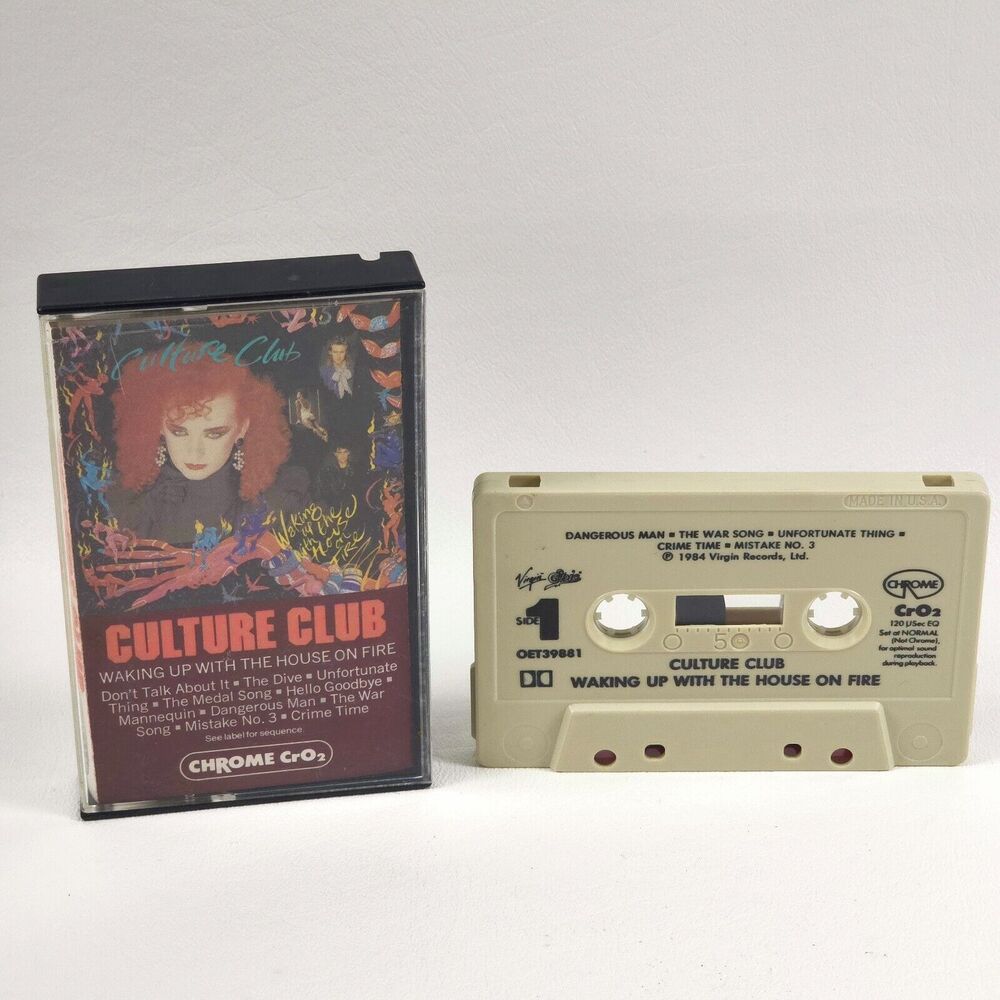 Culture Club - Waking Up With The House On Fire‎ - 1984 Virgin Records OET 39881